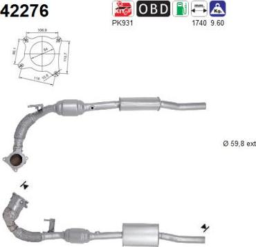 AS 42276 - Каталізатор avtolavka.club