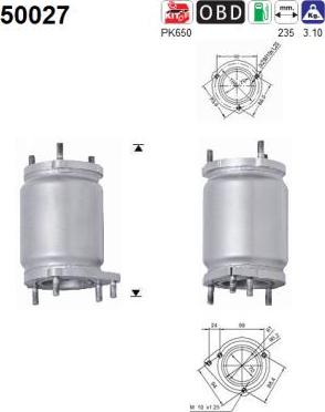 AS 50027 - Каталізатор avtolavka.club