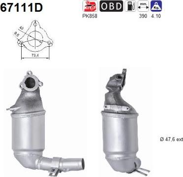 AS 67111D - Каталізатор avtolavka.club