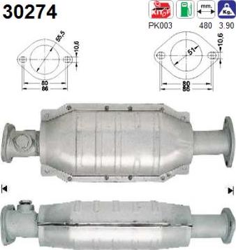 AS 30274 - Каталізатор avtolavka.club