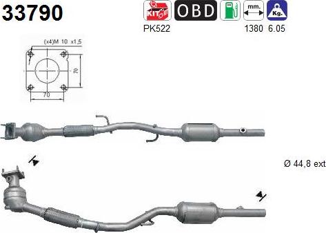 AS 33790 - Каталізатор avtolavka.club