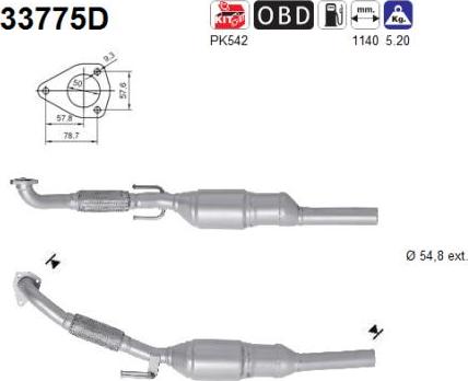 AS 33775D - Каталізатор avtolavka.club