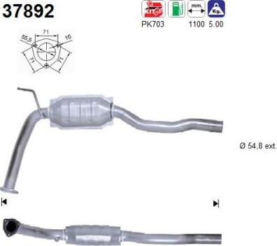 AS 37892 - Каталізатор avtolavka.club