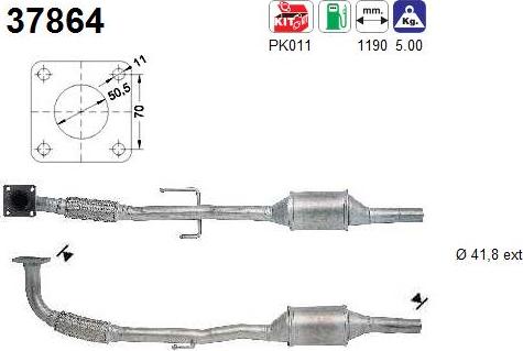 AS 37864 - Каталізатор avtolavka.club