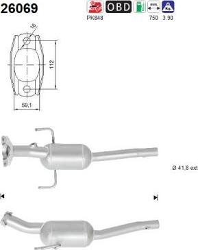 AS 26069 - Каталізатор avtolavka.club