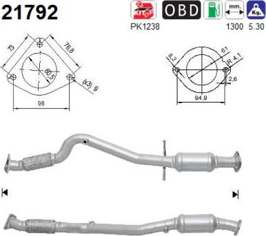 AS 21792 - Каталізатор avtolavka.club