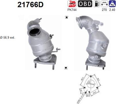 AS 21766D - Каталізатор avtolavka.club