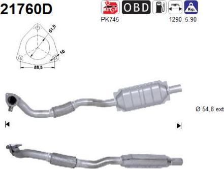 AS 21760D - Каталізатор avtolavka.club