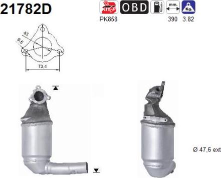 AS 21782D - Каталізатор avtolavka.club