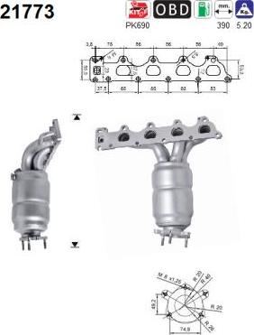 AS 21773 - Каталізатор avtolavka.club