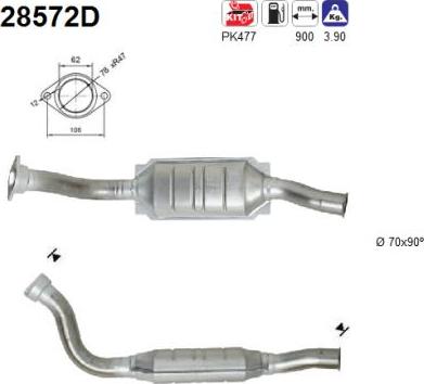 AS 28572D - Каталізатор avtolavka.club