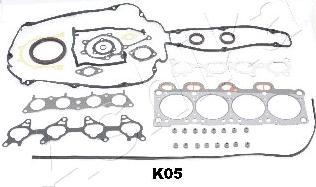 Ashika 49-0K-K05 - Комплект прокладок, двигун avtolavka.club