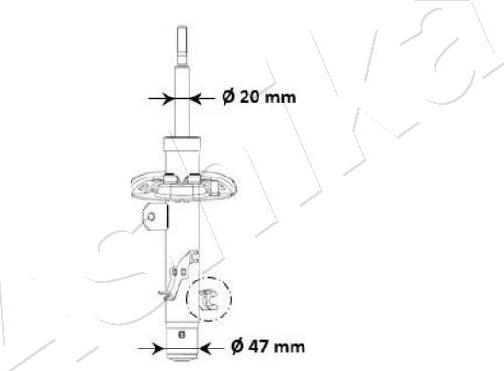 Ashika MA-00940 - Амортизатор avtolavka.club