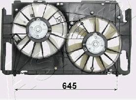 Ashika VNT152022 - Вентилятор, охолодження двигуна avtolavka.club