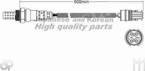 Ashuki 9200-48930 - Лямбда-зонд, датчик кисню avtolavka.club