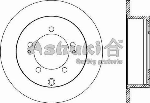 Ashuki 0993-2205 - Гальмівний диск avtolavka.club