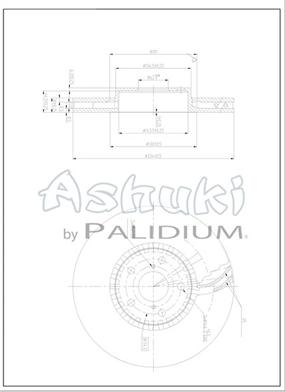 Ashuki L600-01 - Гальмівний диск avtolavka.club