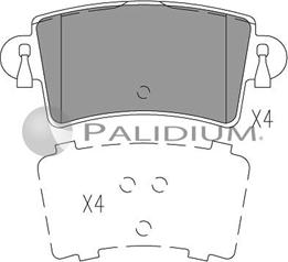 Ashuki P1-1042 - Гальмівні колодки, дискові гальма avtolavka.club