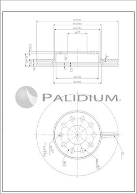 Ashuki P330-254 - Гальмівний диск avtolavka.club