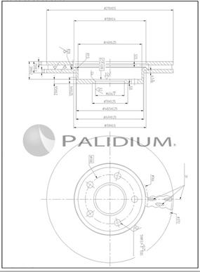 Ashuki P330-255 - Гальмівний диск avtolavka.club