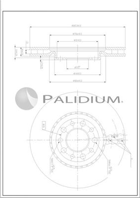 Ashuki P330-265 - Гальмівний диск avtolavka.club