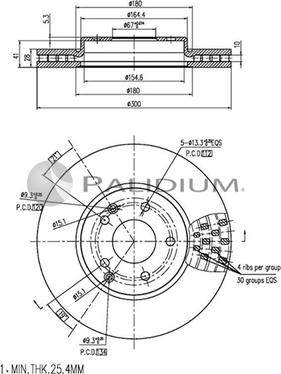 Ashuki P330-236 - Гальмівний диск avtolavka.club