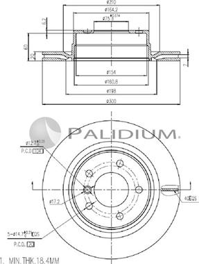 Ashuki P331-075 - Гальмівний диск avtolavka.club