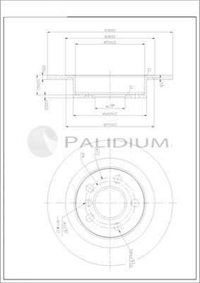 Ashuki P331-138 - Гальмівний диск avtolavka.club