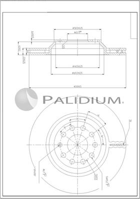 Ashuki P331-137 - Гальмівний диск avtolavka.club