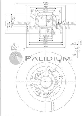 Ashuki P331-120 - Гальмівний диск avtolavka.club