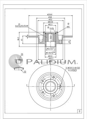 Ashuki P331-123 - Гальмівний диск avtolavka.club