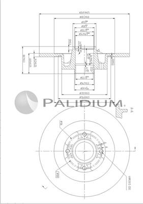 Ashuki P331-127 - Гальмівний диск avtolavka.club