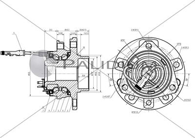 Ashuki PAL6-2046 - Комплект підшипника маточини колеса avtolavka.club