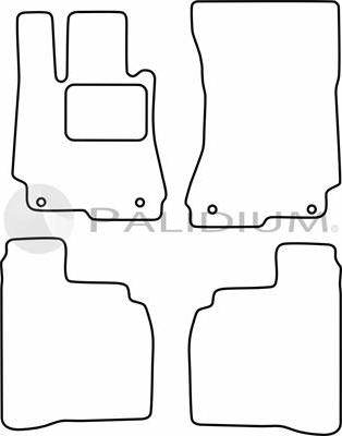 Ashuki PAL18-5975 - Комплект килимків avtolavka.club