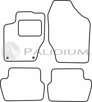 Ashuki PAL18-5228 - Комплект килимків avtolavka.club