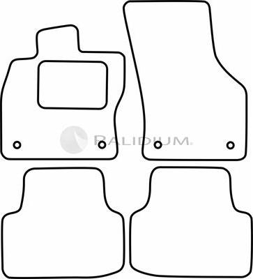 Ashuki PAL18-6567 - Комплект килимків avtolavka.club