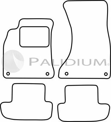 Ashuki PAL18-0044 - Комплект килимків avtolavka.club