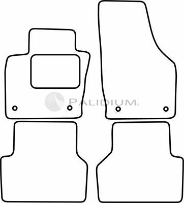 Ashuki PAL18-0060 - Комплект килимків avtolavka.club