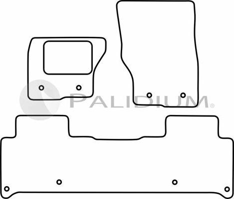 Ashuki PAL18-0826 - Комплект килимків avtolavka.club