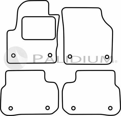 Ashuki PAL18-0827 - Комплект килимків avtolavka.club