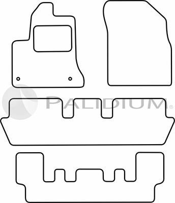 Ashuki PAL18-0208 - Комплект килимків avtolavka.club