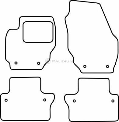 Ashuki PAL18-1903 - Комплект килимків avtolavka.club