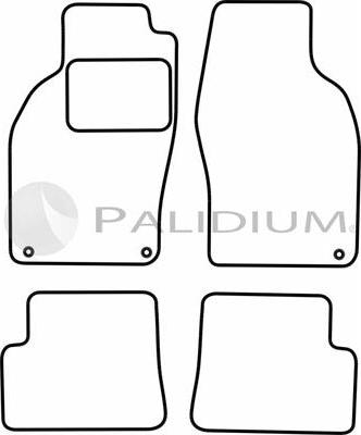 Ashuki PAL18-1495 - Комплект килимків avtolavka.club