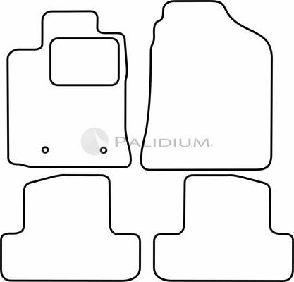 Ashuki PAL18-1698 - Комплект килимків avtolavka.club