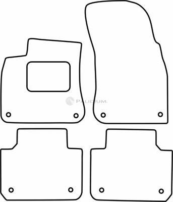 Ashuki PAL18-1365 - Комплект килимків avtolavka.club