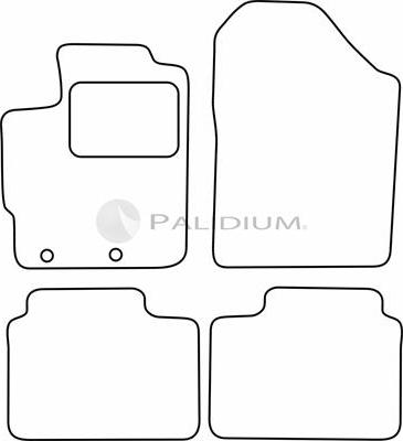 Ashuki PAL18-1769 - Комплект килимків avtolavka.club