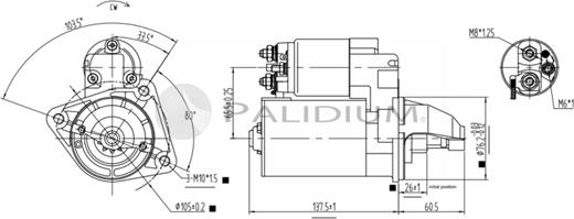 Ashuki PAL17-1011 - Стартер avtolavka.club