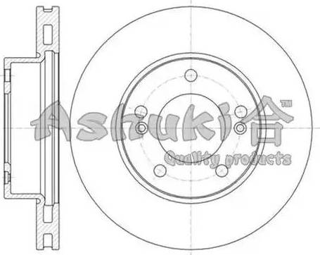 Ashuki SY606-04 - Гальмівний диск avtolavka.club