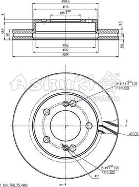 Ashuki SY606-02 - Гальмівний диск avtolavka.club