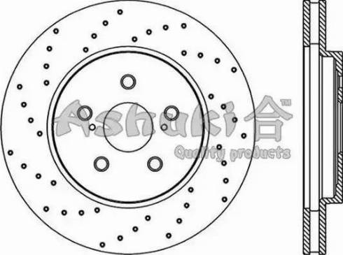 Ashuki T603-22 - Гальмівний диск avtolavka.club